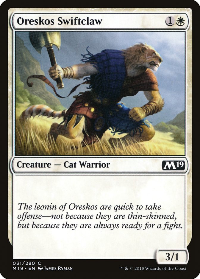 Oreskos Swiftclaw [Core Set 2019] | Gear Gaming Bentonville