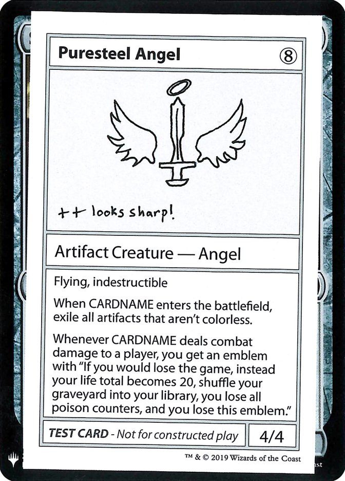 Puresteel Angel [Mystery Booster Playtest Cards] | Gear Gaming Bentonville