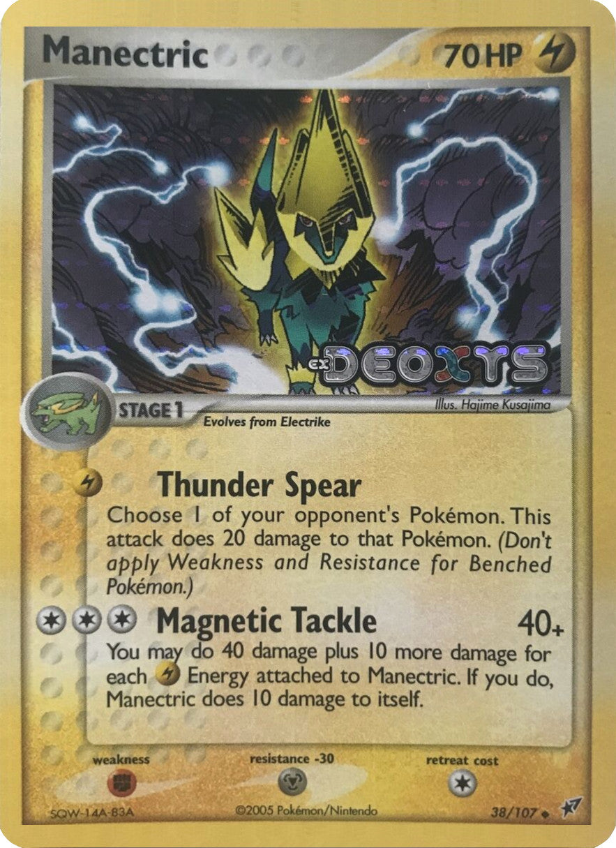 Manectric (38/107) (Stamped) [EX: Deoxys] | Gear Gaming Bentonville