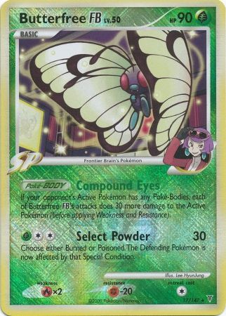 Butterfree FB LV.50 (17/147) (League Promo) [Platinum: Supreme Victors] | Gear Gaming Bentonville