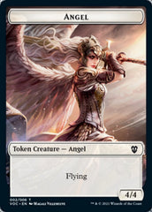 Angel // Clue Double-sided Token [Innistrad: Crimson Vow Commander Tokens] | Gear Gaming Bentonville