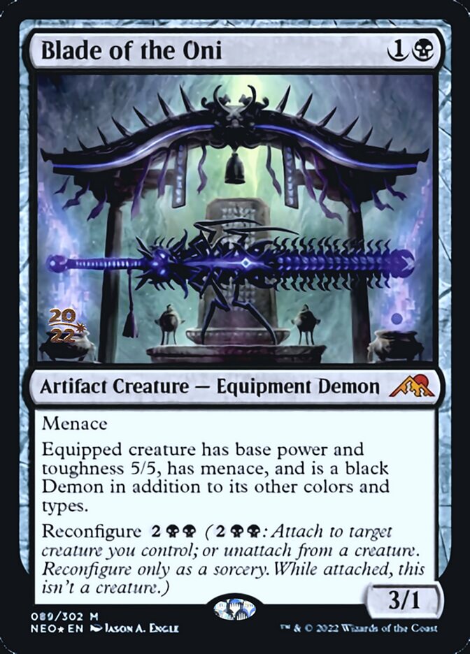 Blade of the Oni [Kamigawa: Neon Dynasty Prerelease Promos] | Gear Gaming Bentonville