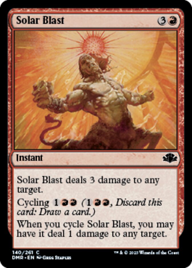 Solar Blast [Dominaria Remastered] | Gear Gaming Bentonville