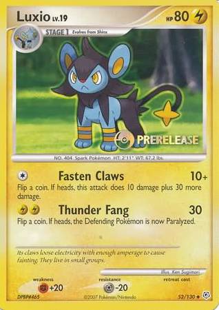 Luxio (52/130) (Prerelease Promo) [Nintendo: Black Star Promos] | Gear Gaming Bentonville