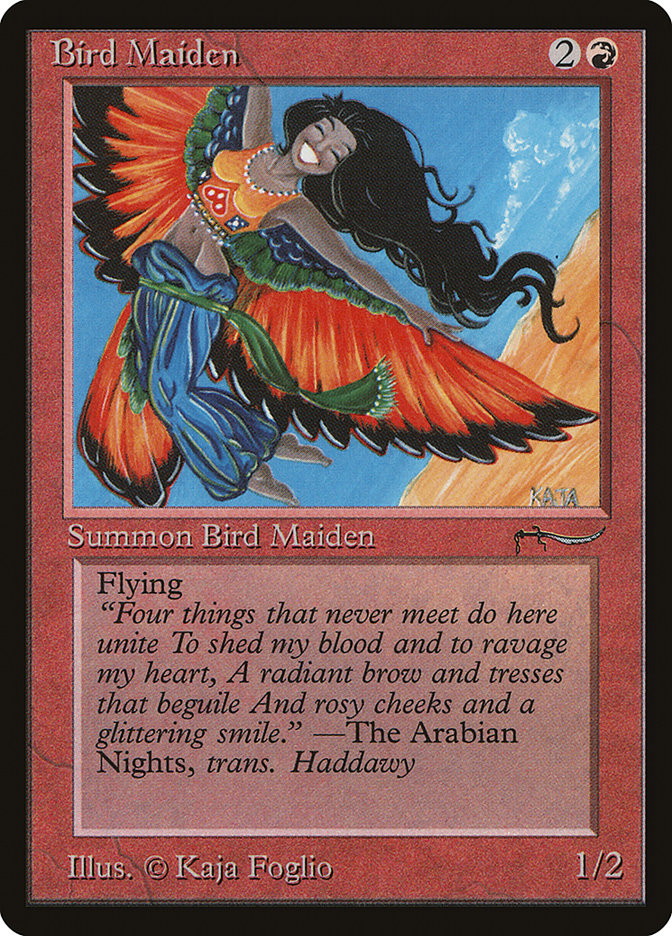 Bird Maiden (Light Mana Cost) [Arabian Nights] | Gear Gaming Bentonville