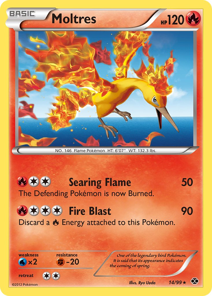 Moltres (14/99) (Blister Exclusive) [Black & White: Next Destinies] | Gear Gaming Bentonville
