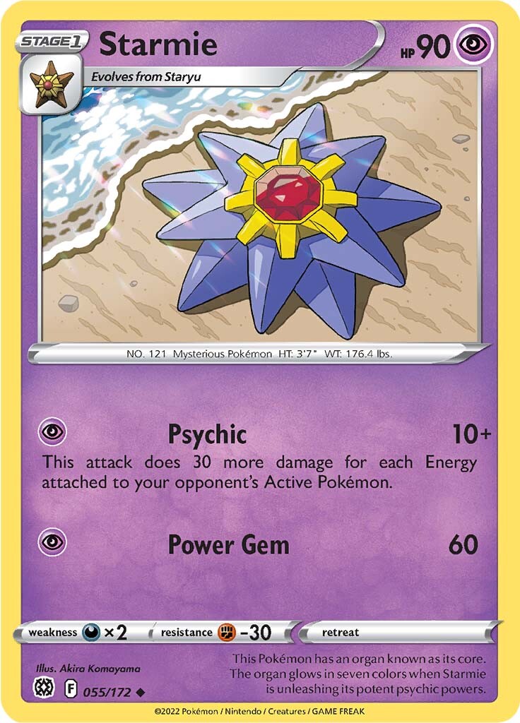 Starmie (055/172) [Sword & Shield: Brilliant Stars] | Gear Gaming Bentonville