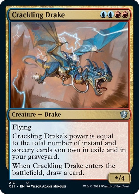 Crackling Drake [Commander 2021] | Gear Gaming Bentonville