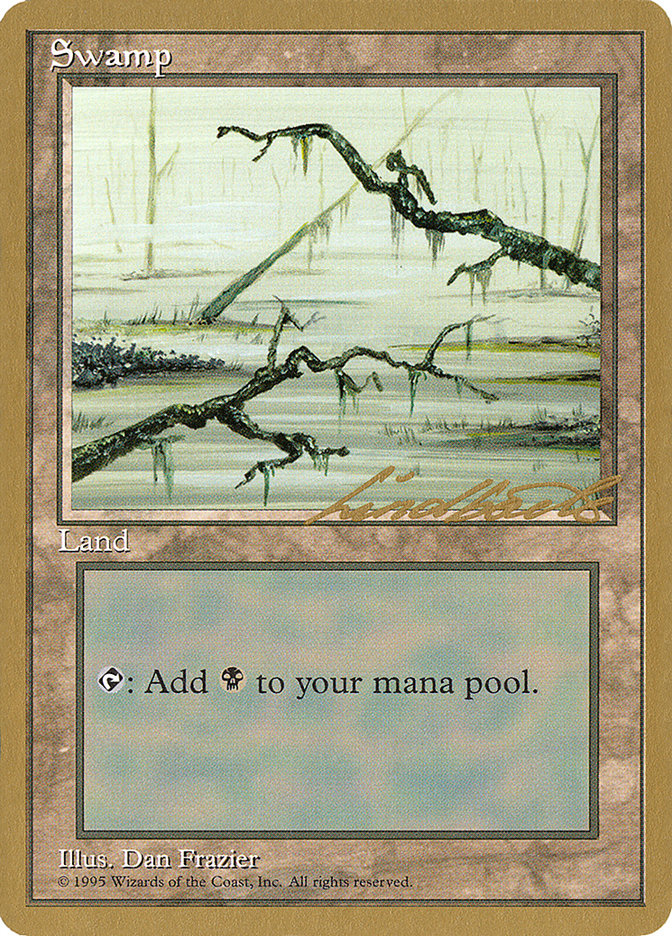 Swamp (ll371) (Leon Lindback) [Pro Tour Collector Set] | Gear Gaming Bentonville