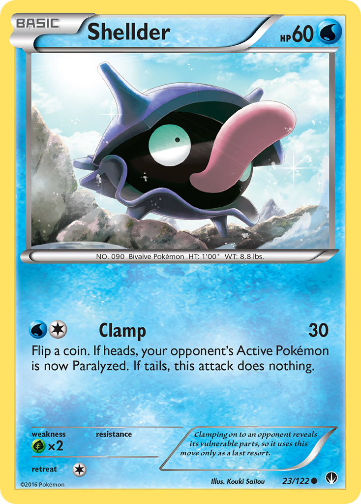 Shellder (23/122) [XY: BREAKpoint] | Gear Gaming Bentonville