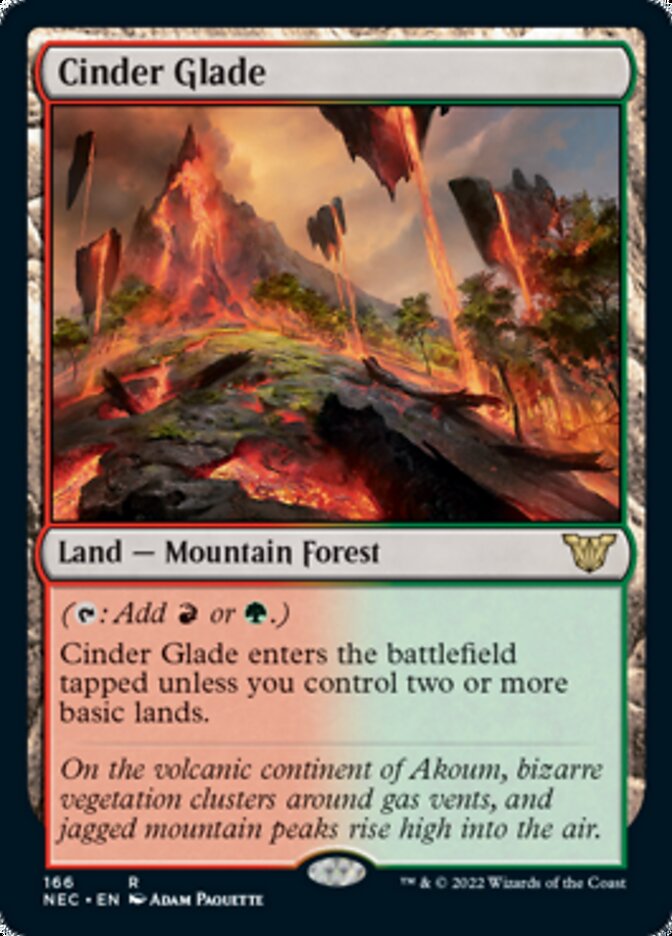 Cinder Glade [Kamigawa: Neon Dynasty Commander] | Gear Gaming Bentonville