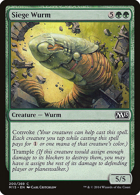 Siege Wurm [Magic 2015 (M15)] | Gear Gaming Bentonville