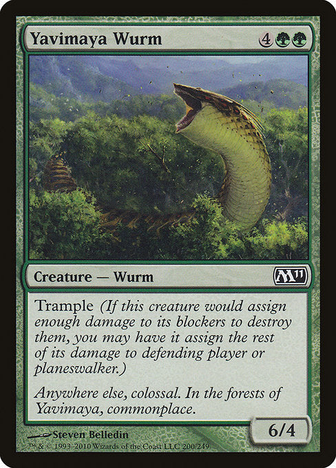 Yavimaya Wurm [Magic 2011 (M11)] | Gear Gaming Bentonville