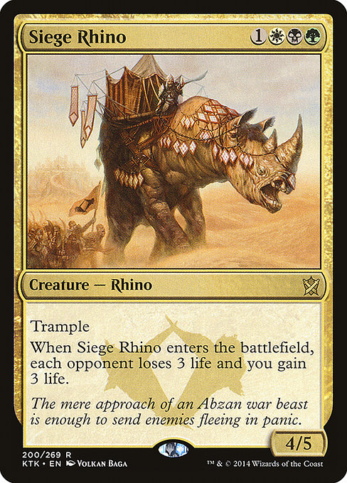 Siege Rhino [Khans of Tarkir] | Gear Gaming Bentonville