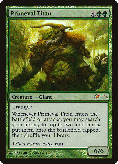 Primeval Titan [Grand Prix Promos] | Gear Gaming Bentonville