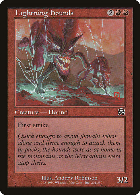 Lightning Hounds [Mercadian Masques] | Gear Gaming Bentonville