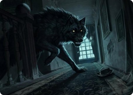 Primal Adversary Art Card [Innistrad: Midnight Hunt Art Series] | Gear Gaming Bentonville