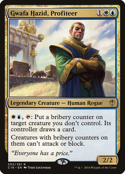 Gwafa Hazid, Profiteer [Commander 2016] | Gear Gaming Bentonville