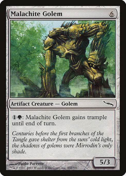 Malachite Golem [Mirrodin] | Gear Gaming Bentonville