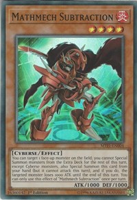 Mathmech Subtraction [Mystic Fighters] [MYFI-EN004] | Gear Gaming Bentonville