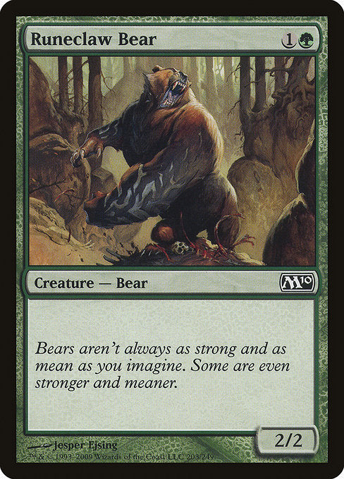 Runeclaw Bear [Magic 2010 (M10)] | Gear Gaming Bentonville