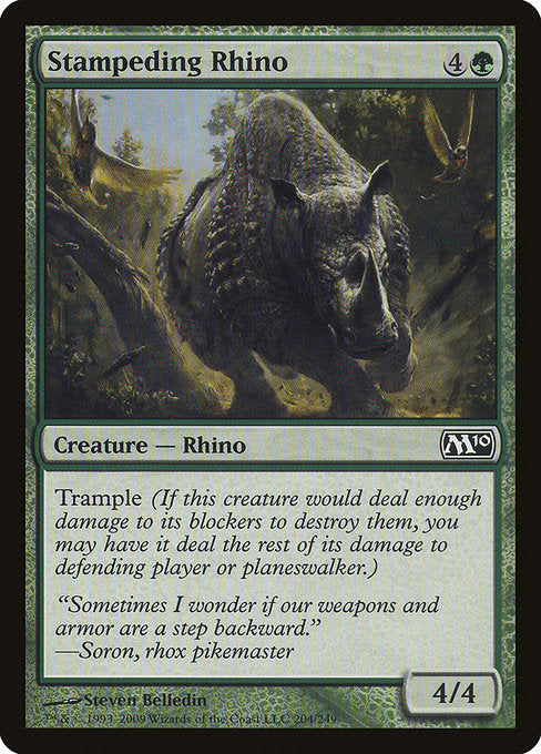 Stampeding Rhino [Magic 2010 (M10)] | Gear Gaming Bentonville