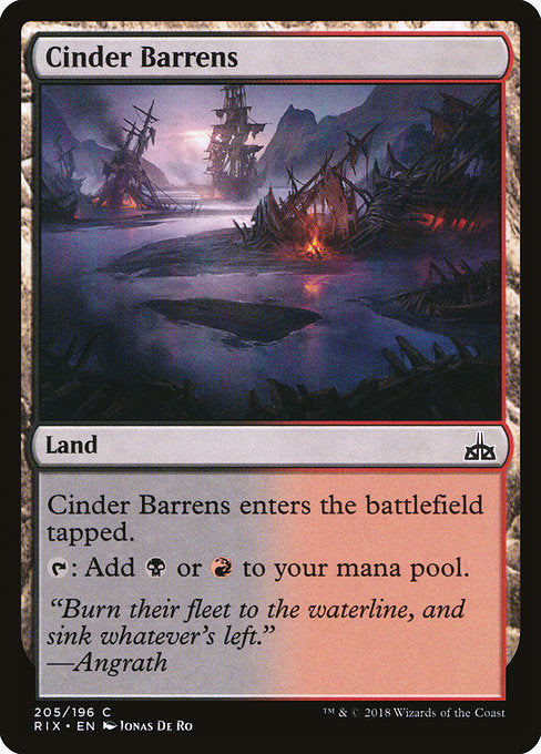 Cinder Barrens [Rivals of Ixalan] | Gear Gaming Bentonville