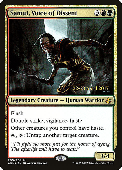 Samut, Voice of Dissent [Prerelease Cards] | Gear Gaming Bentonville