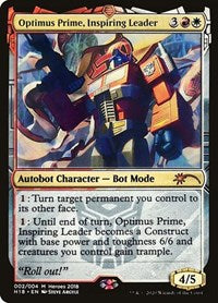 Optimus Prime, Inspiring Leader [Unique and Miscellaneous Promos] | Gear Gaming Bentonville