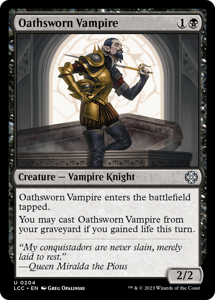 Oathsworn Vampire [The Lost Caverns of Ixalan Commander] | Gear Gaming Bentonville