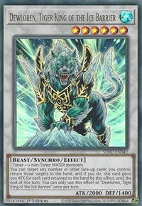 Dewloren, Tiger King of the Ice Barrier [SDFC-EN042] Ultra Rare | Gear Gaming Bentonville