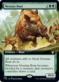 Nessian Boar (Extended Art) [Theros Beyond Death] | Gear Gaming Bentonville