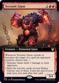 Tectonic Giant (Extended Art) [Theros Beyond Death] | Gear Gaming Bentonville