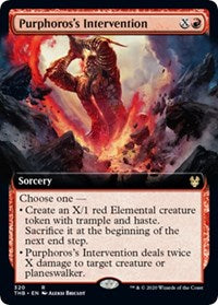 Purphoros's Intervention (Extended Art) [Theros Beyond Death] | Gear Gaming Bentonville