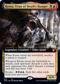 Kroxa, Titan of Death's Hunger (Extended Art) [Theros Beyond Death] | Gear Gaming Bentonville