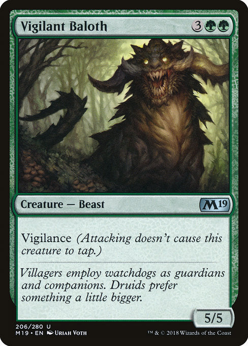 Vigilant Baloth [Core Set 2019] | Gear Gaming Bentonville