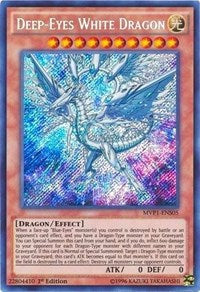 Deep-Eyes White Dragon [MVP1-ENS05] Secret Rare | Gear Gaming Bentonville