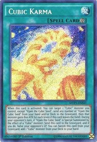 Cubic Karma [MVP1-ENS41] Secret Rare | Gear Gaming Bentonville