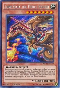 Lord Gaia the Fierce Knight [MVP1-ENS50] Secret Rare | Gear Gaming Bentonville