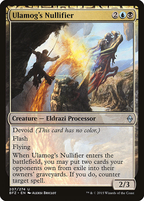 Ulamog's Nullifier [Battle for Zendikar] | Gear Gaming Bentonville