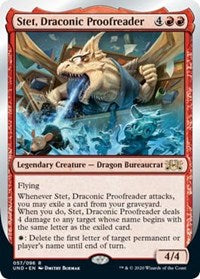 Stet, Draconic Proofreader [Unsanctioned] | Gear Gaming Bentonville