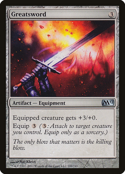 Greatsword [Magic 2012 (M12)] | Gear Gaming Bentonville