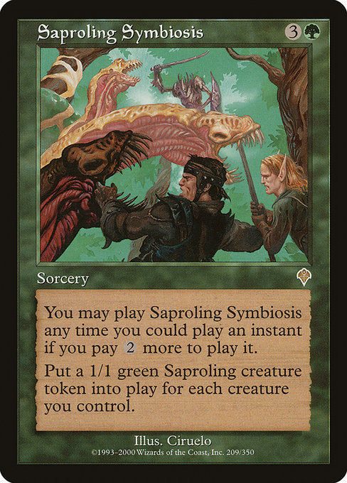 Saproling Symbiosis [Invasion] | Gear Gaming Bentonville