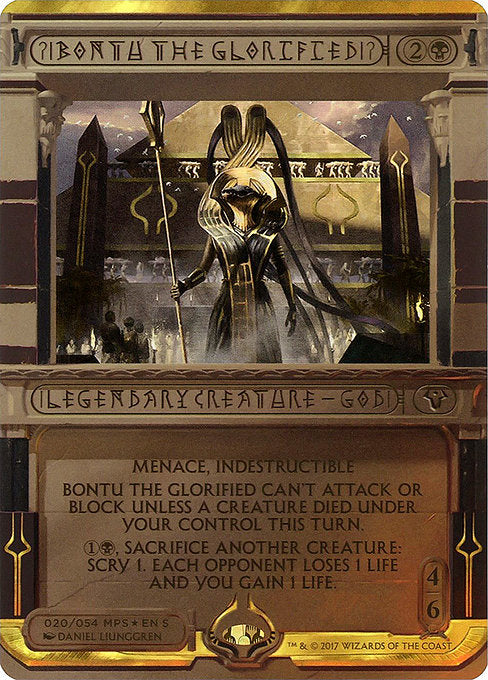 Bontu the Glorified [Masterpiece Series: Amonkhet Invocations] | Gear Gaming Bentonville