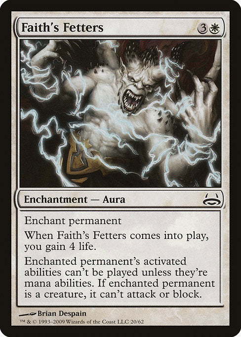 Faith's Fetters [Duel Decks: Divine vs. Demonic] | Gear Gaming Bentonville