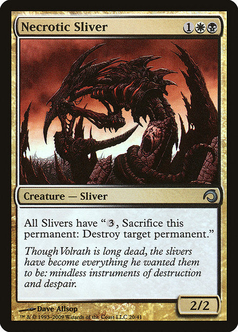 Necrotic Sliver [Premium Deck Series: Slivers] | Gear Gaming Bentonville