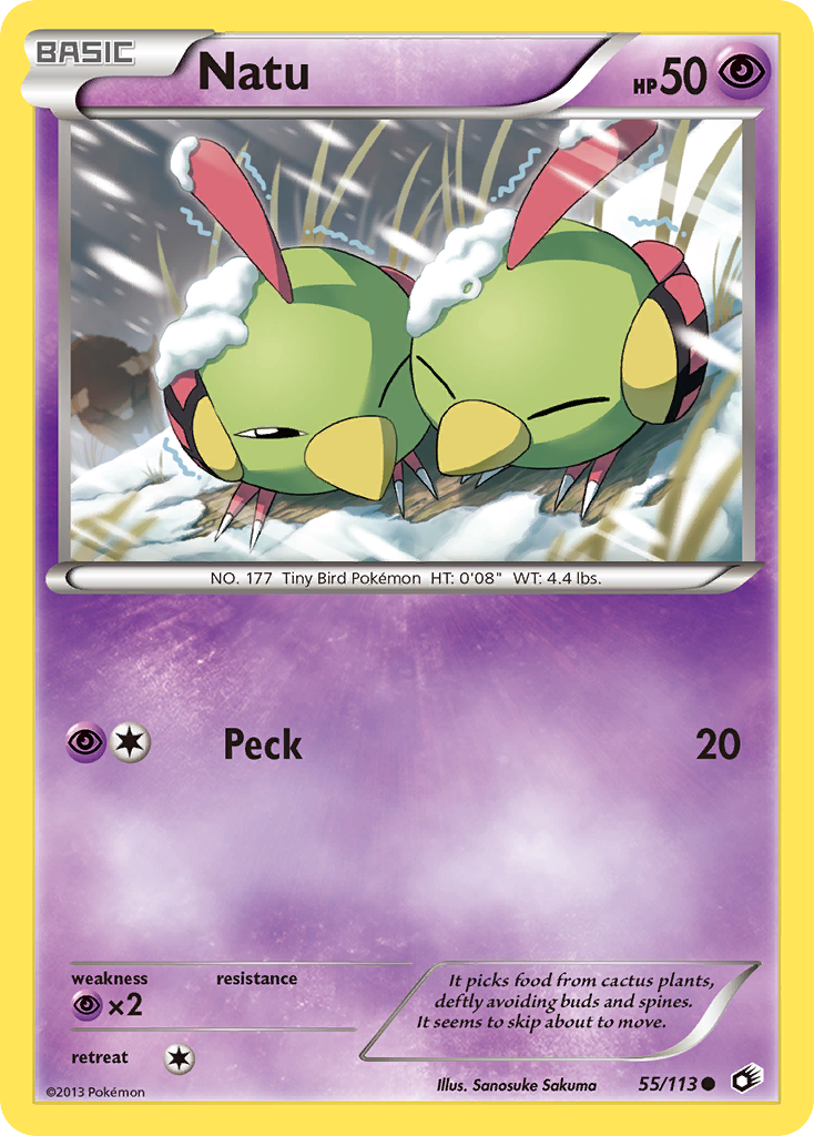 Natu (55/113) [Black & White: Legendary Treasures] | Gear Gaming Bentonville