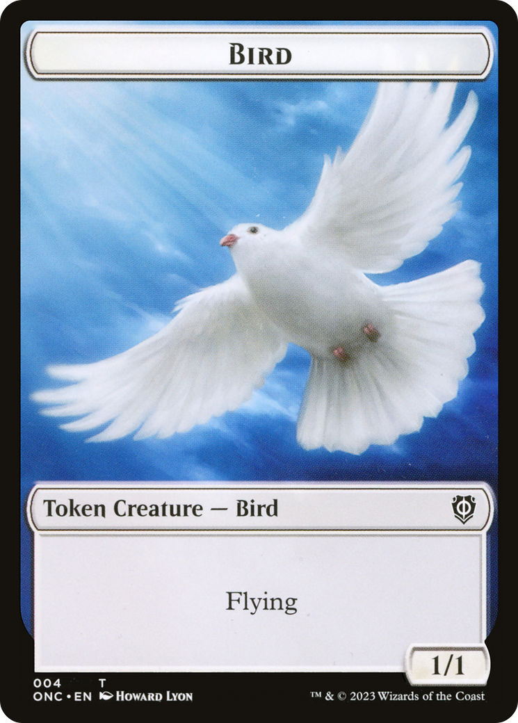 Bird // Cat Double-Sided Token [Phyrexia: All Will Be One Commander Tokens] | Gear Gaming Bentonville