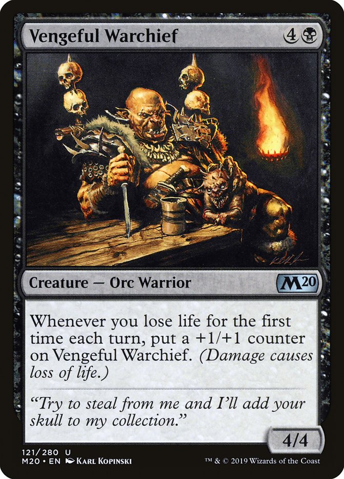 Vengeful Warchief [Core Set 2020] | Gear Gaming Bentonville