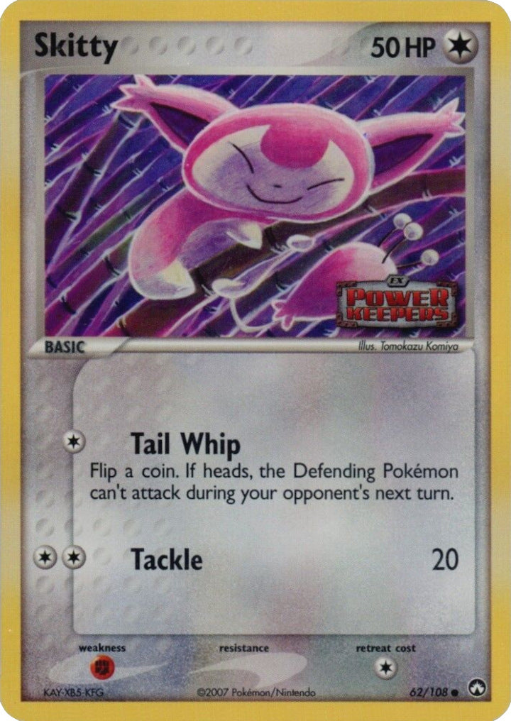 Skitty (62/108) (Stamped) [EX: Power Keepers] | Gear Gaming Bentonville